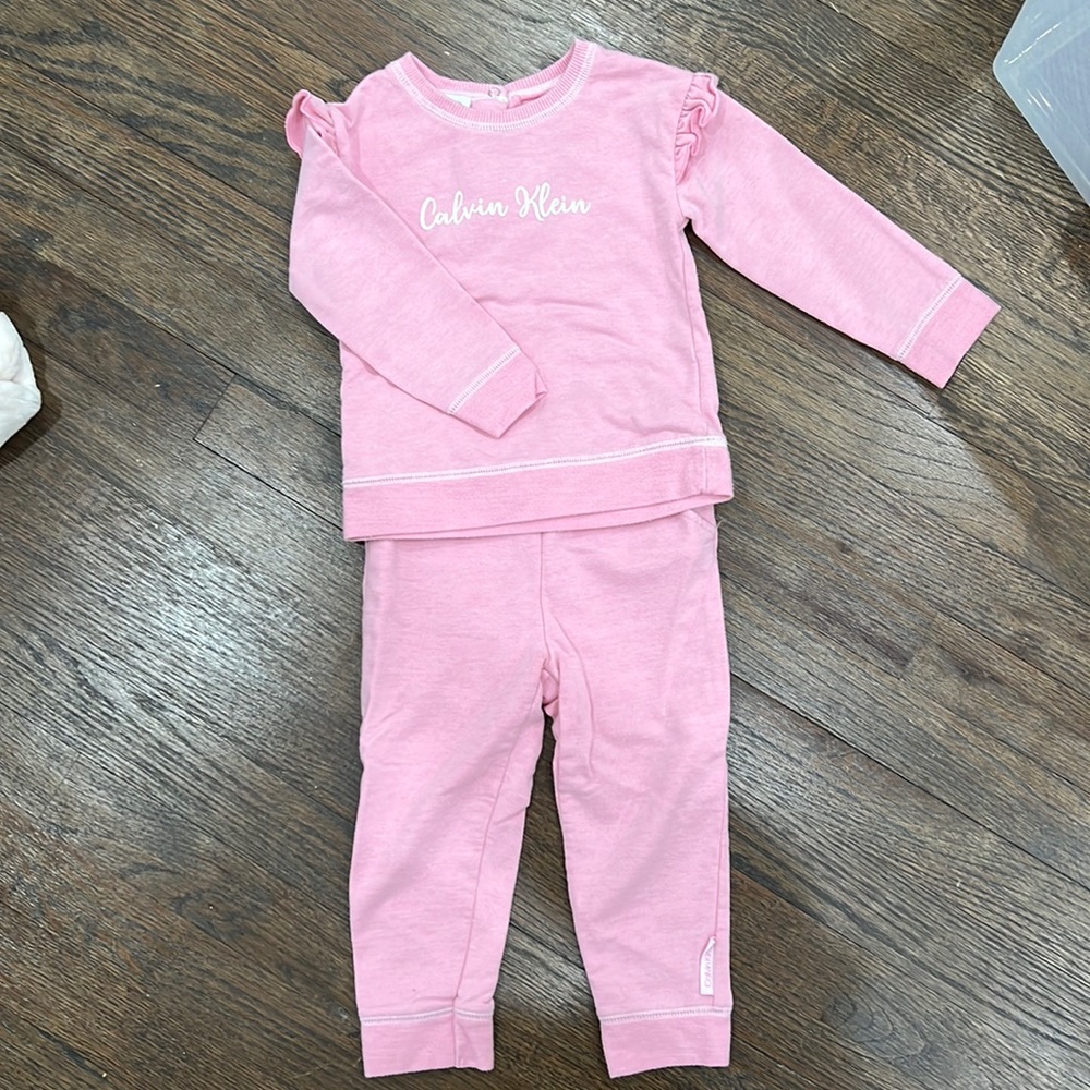24m Calvin Klein sweat suit